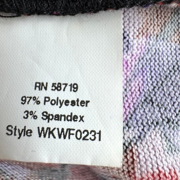 Notations Womens Cardigan Sweater Set Size 1X Knit Floral Classic Office Red - Picture 6 of 8